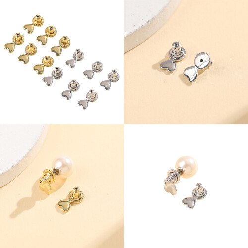 Secure Fit Heart Ear Backs Fadeless Copper Material For-BJ 2
