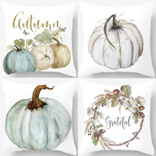 Ideales Geschenk, farbenfrohe Herbstdeko aus Holz, Thanksgiving-Dekoration, rustikaler Charme für Zuhause, Büro, Küche, Schlafzimmer, 12,7 x 12,7