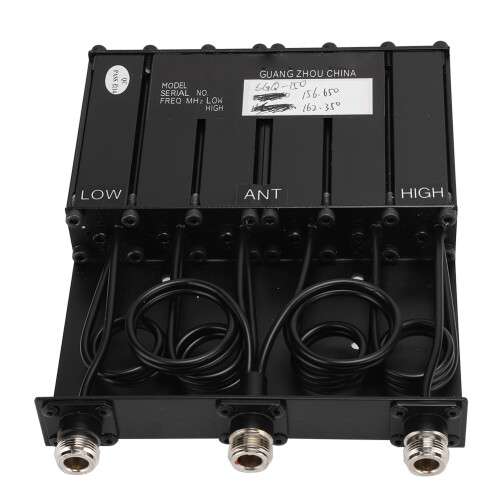 6Cavity Φίλτρα Duplexer για HAM CB Radio με Ρυθμιζόμενο Εύρος Συχνότητας N Θηλυκός Βύσμα 1