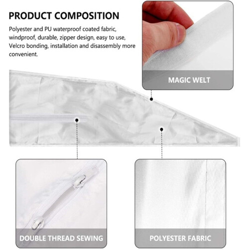 AC Window Vent Kit, Gasket Set, AC Window Seal, Air Protector 4m/13.1ft 2