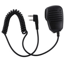 Clear Audio Communication Shoulder Mic for Baofeng Kenwood Radios, Walkie Talkie Speaker Mic with Electret Microphone and 3.5mm Earphone Jack, Push-To