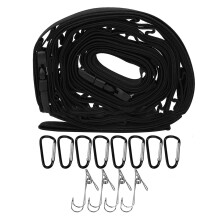 Edelstahl-Clip-Lanyard, hochwertiges Polyestermaterial für lange Haltbarkeit, perfekt für Camping, Reisen und mehr (mit Wäscheleinenfunktion)
