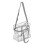 Αδιάβροχη διαφανής τσάντα PVC Tote που εγκρίθηκε από το στάδιο, μεγάλη διαφανής 5