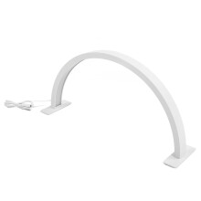 Prevent Slip LED Half Moon Light, Soft Lighting 3000K-6500K Color Temperature Half Moon Desk Lamp with Stable Standing Base, Energy Saving 25W for Eye