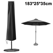 Umbrella Cover for Patio Umbrella, Waterproof Patio Parasol Covers with Zipper, Durable Protective Cover Breathable Lightweight for Garden Outdoor Umb