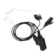 Invisible Design Earpiece For Motorola Radios, Push To Talk Mic With Covert Acoustic Tube Compatible With Xts Cls Gp Series Walkie Talkies Reliable Pe
