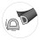 Sealing Tape for Doors, Windows, SelfAdhesive, 10 Metres, White Ref: 3573 2