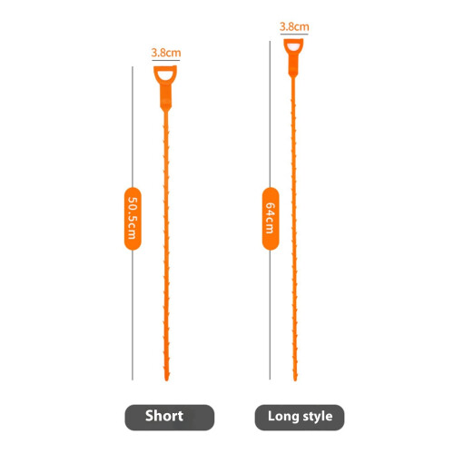 2Size Hairs removal Drain Stick With AntiSlip Barbs-Short style 2