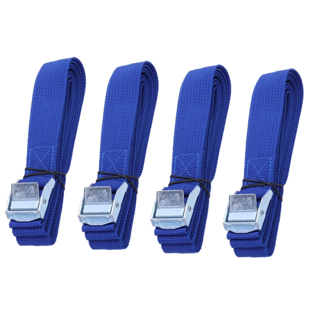 8Pcs Cargo Straps With Quick Release Buckle For Car Roof Rack Kayaks Canoes Blue 9119770856333