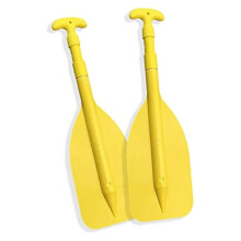 Pack of 2 Marine Kayak Canoe Raft Jet Ski Yellow Telescopic Aluminium Rowing Paddle Ref: 4690