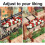 Flower box holder without drilling, adjustable UVresistant balcony box holder 5