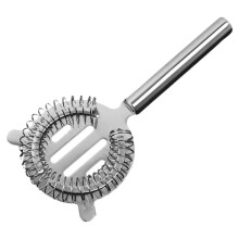 Cocktail Strainer with Ergonomic Handle, Stainless Steel Cocktail Strainer Featuring Tightly Coiled Spring for Fine Mesh Filtration, Barware for Resta