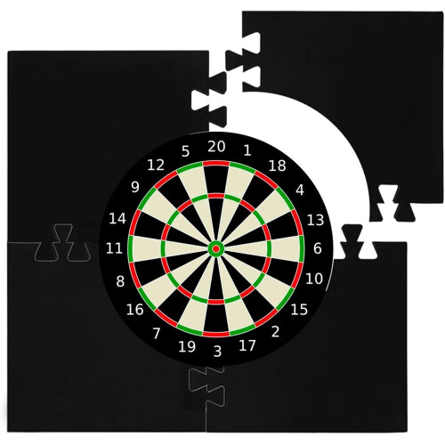 Dartboard wall protector Spliceable dartboard border wall protector, Light square dartboard wall protector, Dartboard border for dart games 1