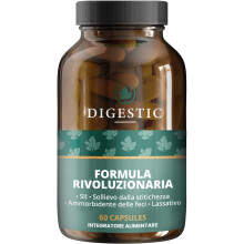 (60 capsule (1 flacone)) Digestic - Lassativo per Sollievo dalla Costipazione, Ammorbidente per Feci, pulizia del colon, gas, gonfiore, naturali