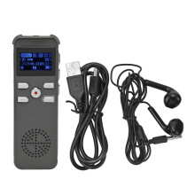 Spraakgestuurde recorder met oplaadbare batterij, hoogwaardige digitale geluidsrecorder voor interviews en lezingen met ruisonderdrukking en