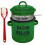 Fat Keeper-opslagpot Bacons-vetcontainer-Groene filterschraper 1