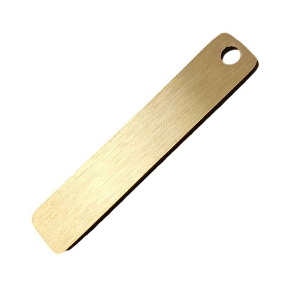 Car Keychain Blank Plate Keychain Stylish-Brass 50X10x2mm 7696001256817