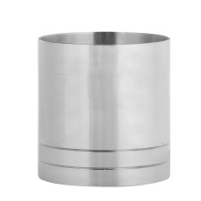 Elegant Home Drinkware, Stainless Steel Drinkware with Brushed Finish, Three Sizes Available for Cocktail Ingredients, Seamless Steel Construction for