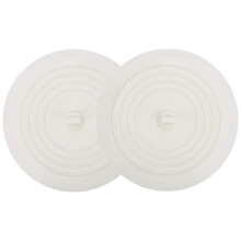 Bouchon de vidange de baignoire en silicone non toxique : 15 cm, noir/blanc, couvercle à ventouse plat facile à nettoyer, étanchéité parfaite