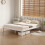 Comfy Living (4ft6 Double, White) Riga Wooden Bed Frame 5