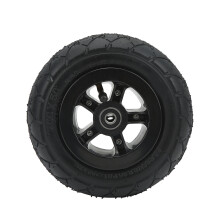 Roue Carbide Mountain de 8 pouces avec pneu pneumatique pour scooter tout-terrain. Pneus à motif à bandes pour une meilleure adhérence et une
