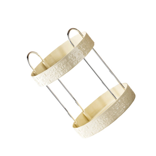 Cosmetic Organiser for Sanitary-cream white Double layer