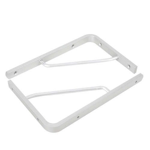 Στρογγυλεμένες γωνίες ραφιών Brackets10Inch μεγέθους αργιλίου ένδυση δομών ακαμψίας 1