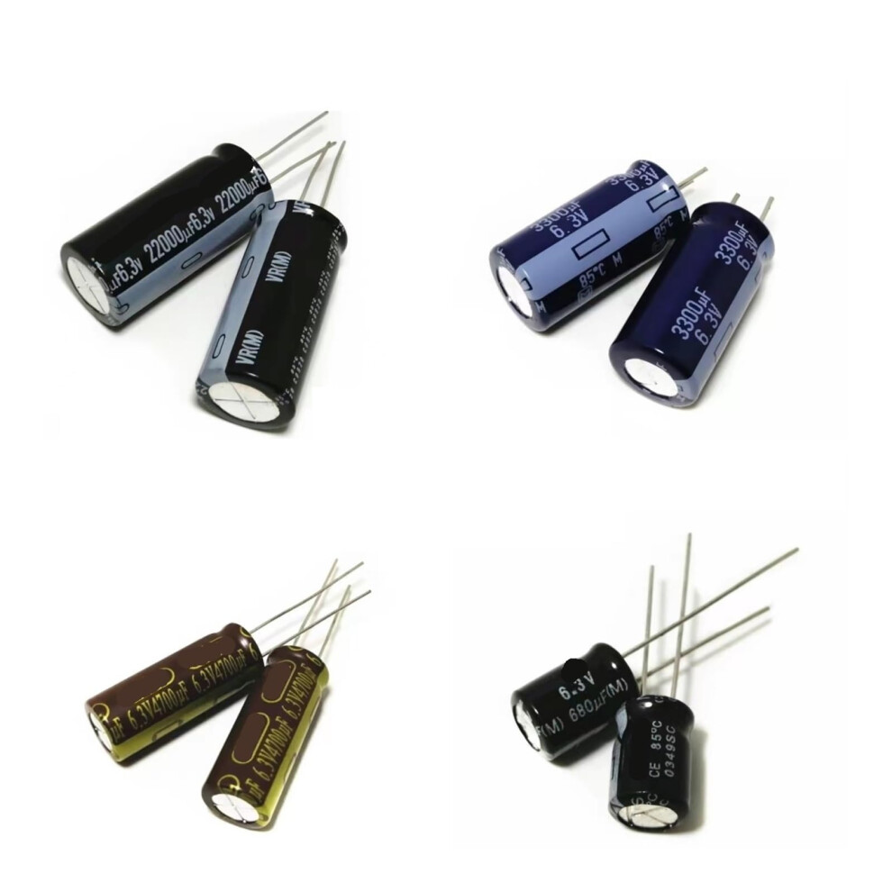 6.3V Dip High Frequency Aluminum Electrolytic Capacitor 22Uf2200uf (10 Pcs) Ref: 9227 9119770858672