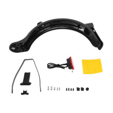 Guardabarros trasero para patinete Xiaomi M365Pro, guardabarros para patinete eléctrico con luz de freno LED, fabricado en PC y ABS de alta calidad,