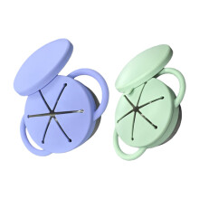 Pack of 2 Portable Stainless Steel Snacks Bowls Spill-gnb