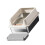 Practical Semi Enclosed Litter Box Deep-ES 50CM 15CM basin 1