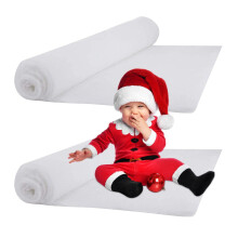 Snow Blanket for Christmas Village, Pack of 2, 31 x 94 inches, Thick Enough