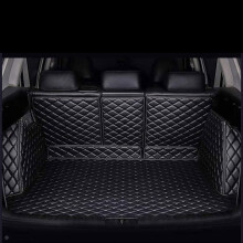 Waterproof Full Coverage AntiSlip Leather Car Boot Liner Black for VW TCross 2019+