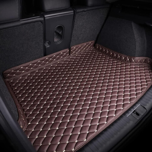Car Leather Boot Liner Mats For Jeep Compass 20072017, Cargo Liners, AntiScratch And AntiSlip Trunk Protector Pad