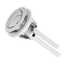 Bouton-poussoir double chasse d'eau, bouton de réservoir de toilette facile à régler, bouton de chasse d'eau de remplacement en fil d'acier