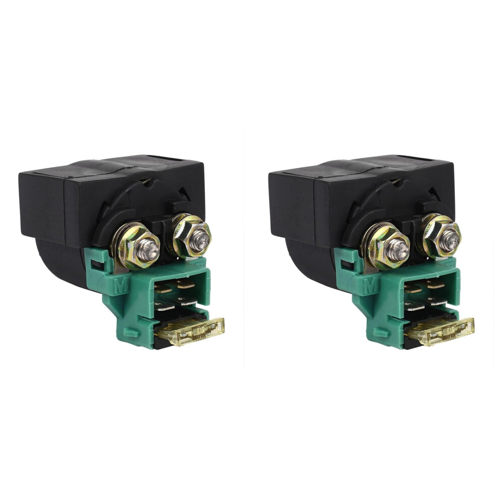 2X 12V Motorcycle Starter Solenoid Relay Switch Set For Kawasaki Zx11 And Yamaha Yf60 9119770858221