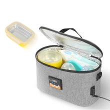 Lunch Box Food Warmer Bag 8 L, 12 V Bottle Warmer Baby On the Go Electric Warming Bag Insulated Bag for Car Travel Camping Picnic Ref: 9866
