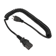 3-kolíkový napájací kábel, odolný napájací kábel s robustnými a flexibilnými vlastnosťami, medené jadro 18Awg, 125V10A pre počítače,