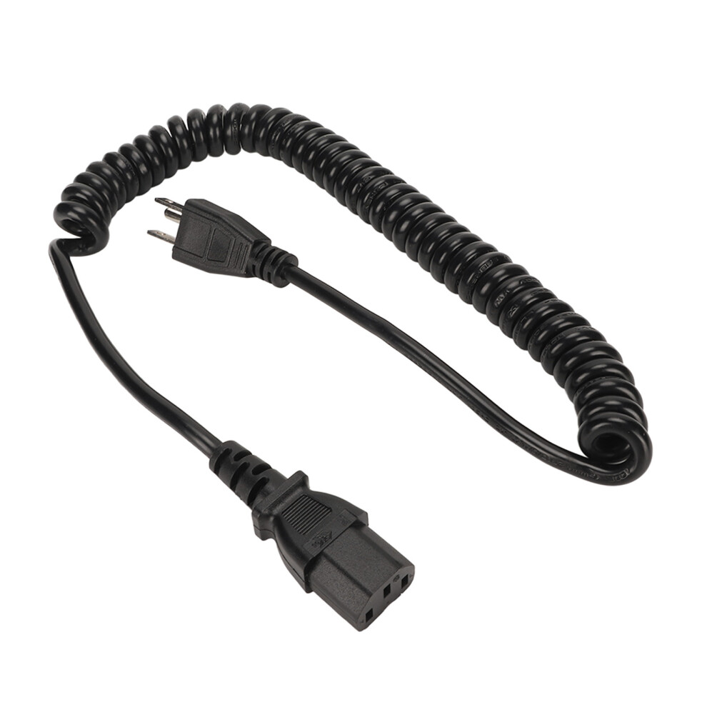 3 Prong Ac Power Cord, Heavy Duty Power Cord With Sturdy And Flexible Features, 18 Awg Copper Core 125V 10A For Computers, Monitors, Printers, And Mor 9416038696039