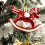 Plastic Horse Shape Hanging Decorations For TreeMantels-Gold 2