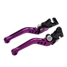 Motorcycle Brake Handle Universal Fit Purple Clutch Drum Lever For Motorbike Modification Compatible With Most Models