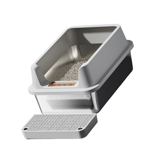 Ventilated Semi Enclosed Stainless-light gray 50CM 15CM basin