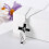 Bijoux de crémation confortables, pendentif main croisée,-argent 7