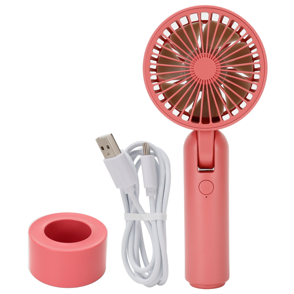 Portable Handheld Fan, Foldable Mini Desk Fan With Adjustable Speed, 180-Degree Rotating Electric Rechargeable Battery Fan, Quiet Personal Fan For Ind 9453559770343