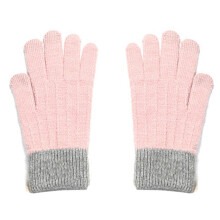 Thermische handschoenen met zachte voering voor de winter, dubbellaagse thermische handschoenen met winddichte elastische manchetten voor