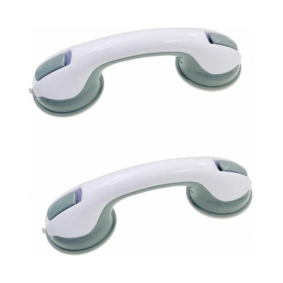 Portable and Compact Shower Grab Bars, Enhanced Sturdy and Security for Non-Porous Flat Surface, Safety Hand Rail Support with Strong Hold Suction Cup