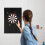 Dartboard Wall Protector Black Felt 36'H x 25'W Dart Accessories 5