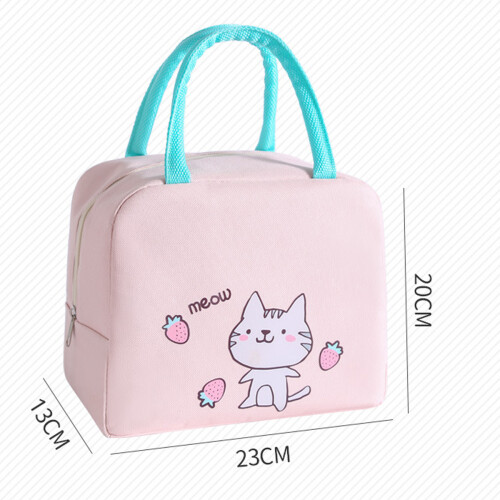 Θερμική τσάντα ψυγείου Kawaii Kitty, κομψή σχεδίαση με μονωμένη τσάντα μεσημεριανού 1