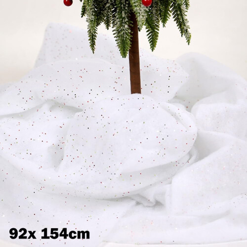 Soft Artificial Snow Blanket for Christmas Tree Scene Enhance Festive Atmosphere Ref: 9298 1