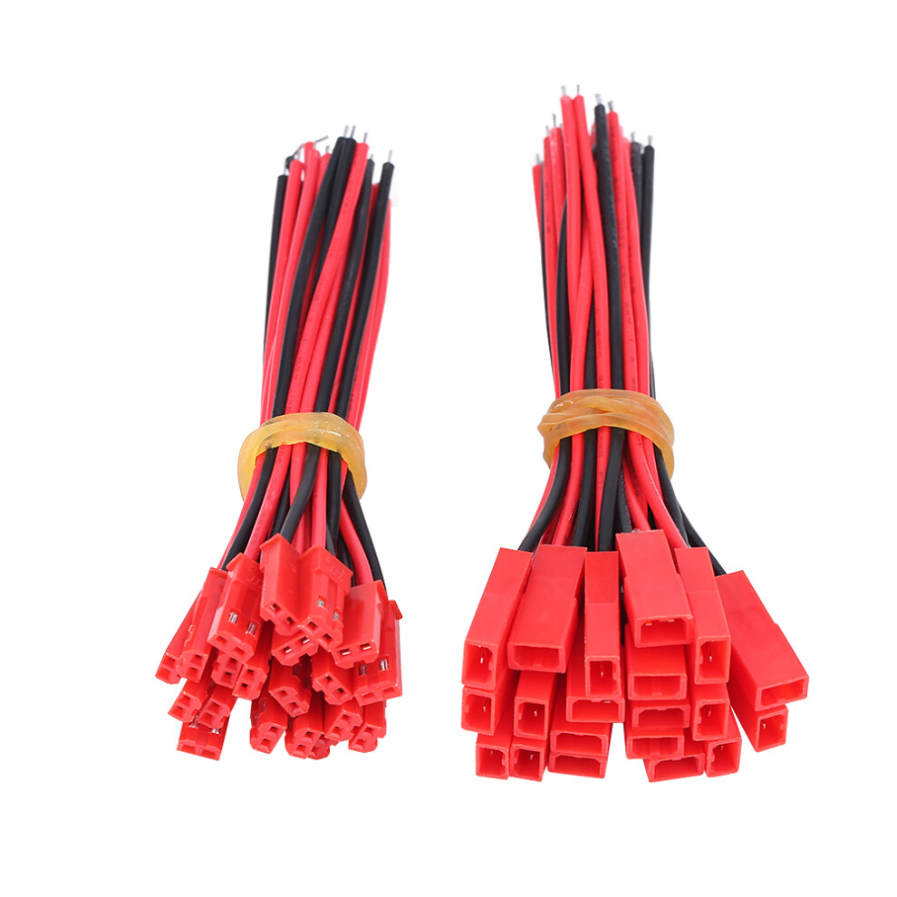 24 Awg Jst Connectors For Common Uses, Designed With Acid Resistance And Good Conductors, Wide Range Of Uses In Mini Rc Helicopter And Indoor 3D Plane 9139052347373